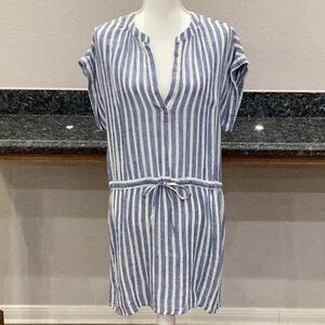 New Rails Emma Mykonos Stripe Dress BlueandWhite Stripes Size Medium (Item#H015)